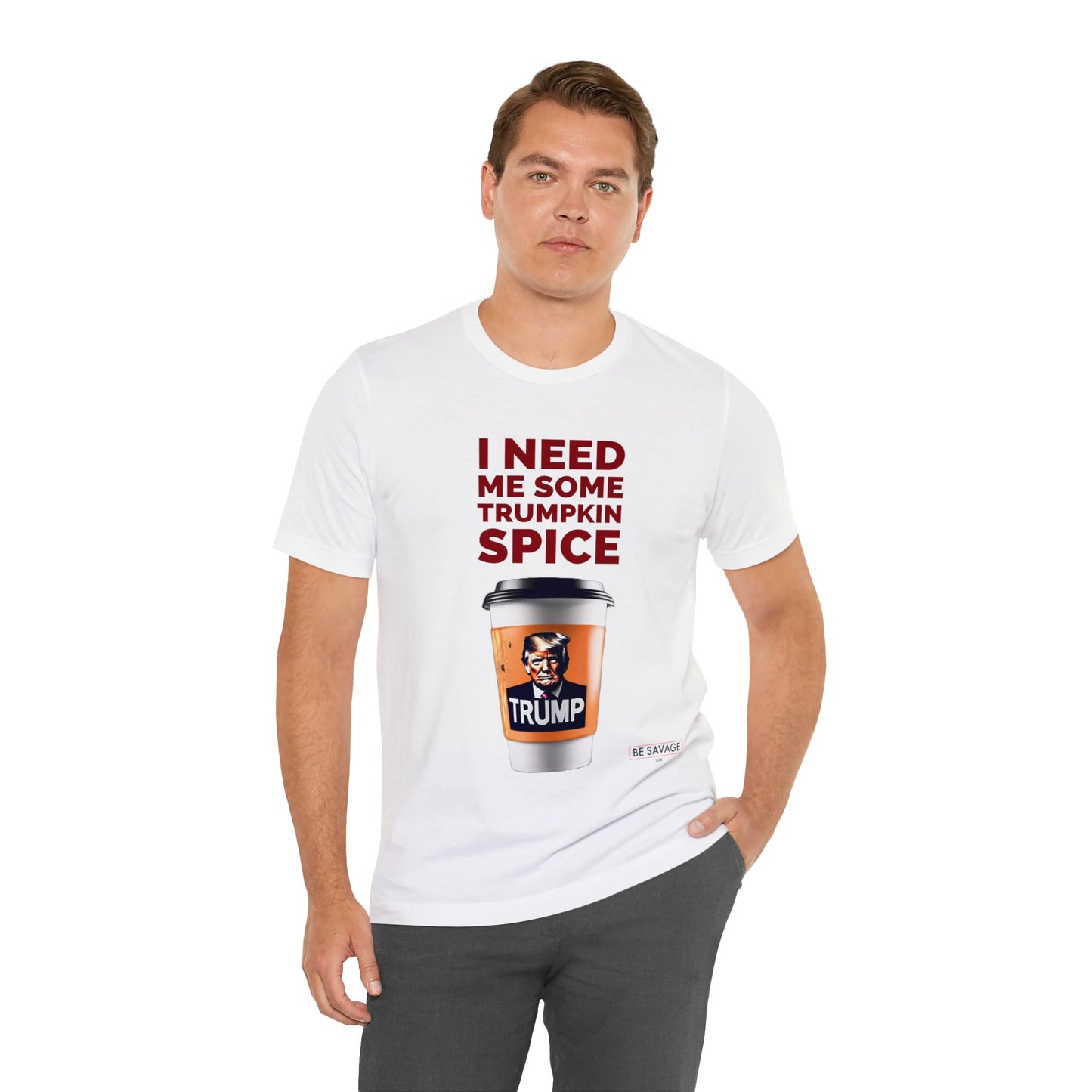 Trumpkin Spice Unisex Short Sleeve Tee