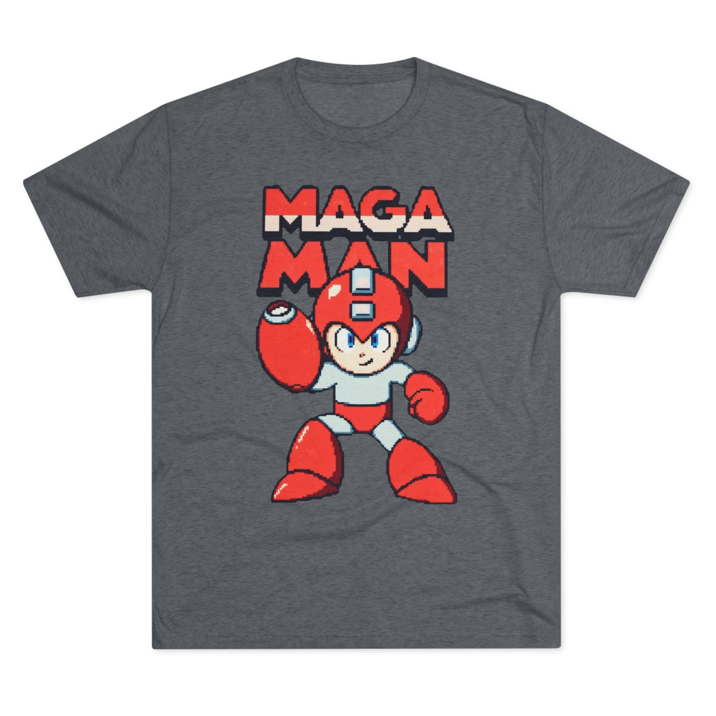 MAGA MAN Tee — Retro Video Game Robot Graphic Shirt