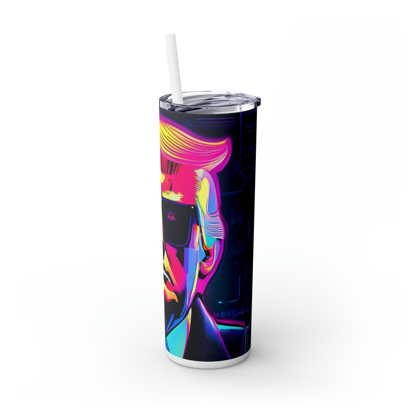 CyberTrump Tumbler with Straw, 20oz