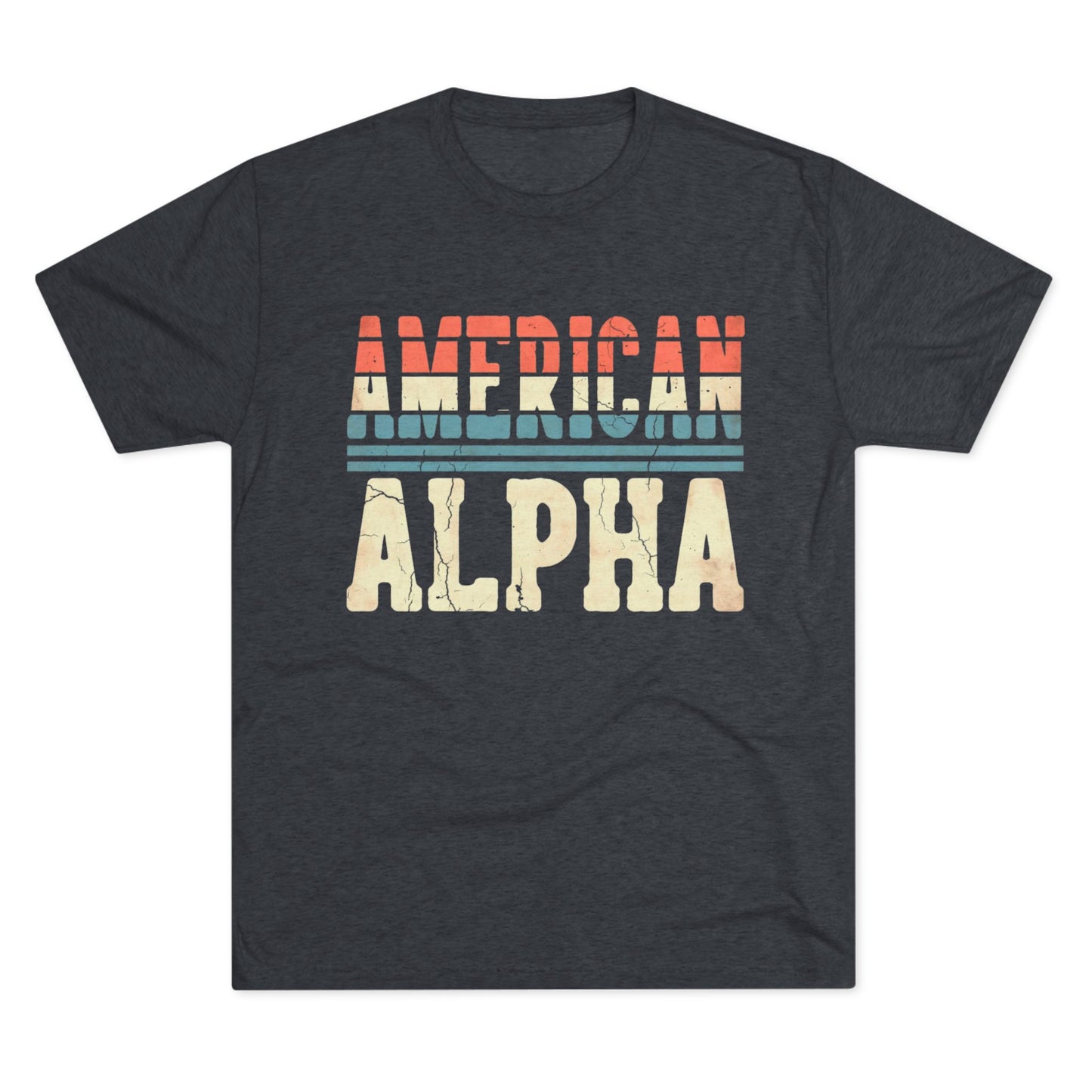 American Alpha Vintage Flag Tee