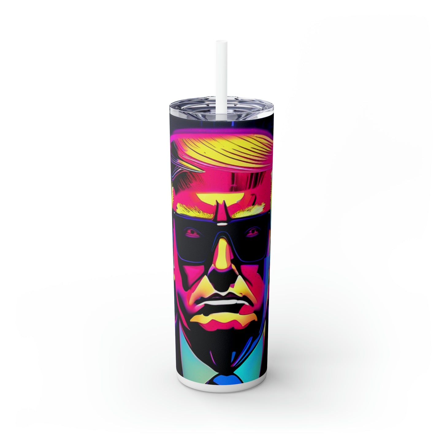 CyberTrump Tumbler with Straw, 20oz