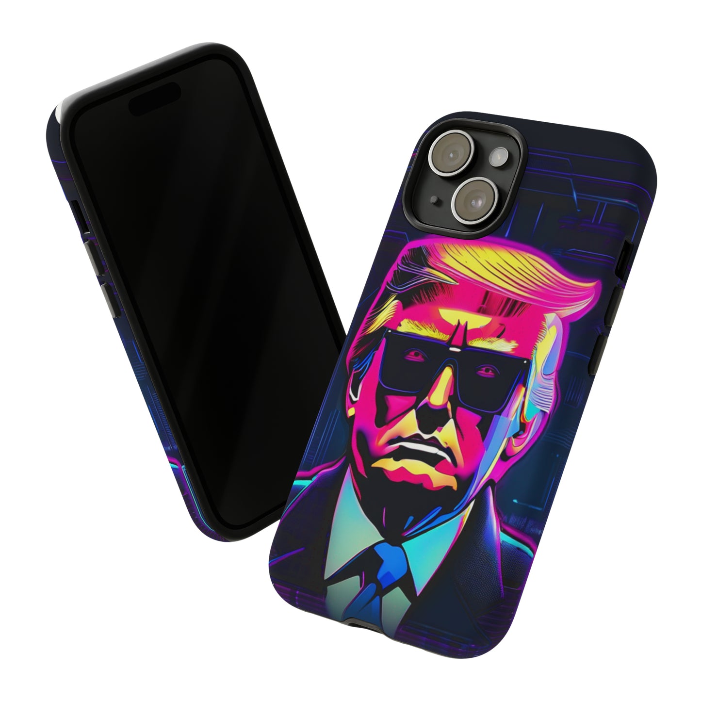 Cyber Trump iPhone 15 Tough Case