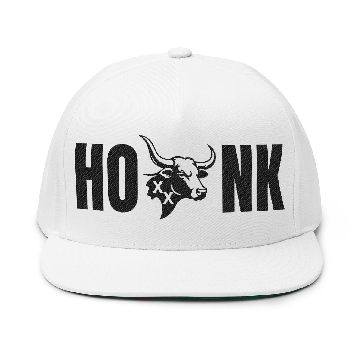 Honk XX Bull Flat Bill Cap (Embroidery)