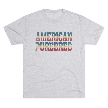 American Purebred T-Shirt — Vintage Flag Graphic Tee
