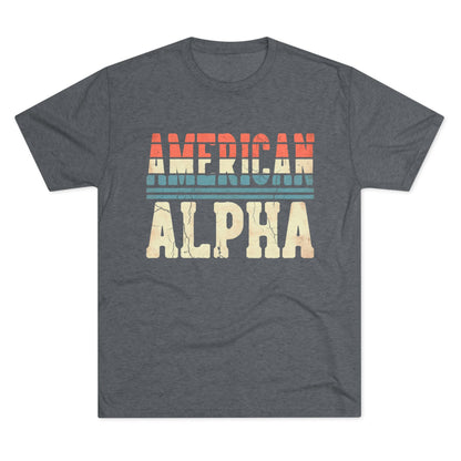 American Alpha Vintage Flag Tee