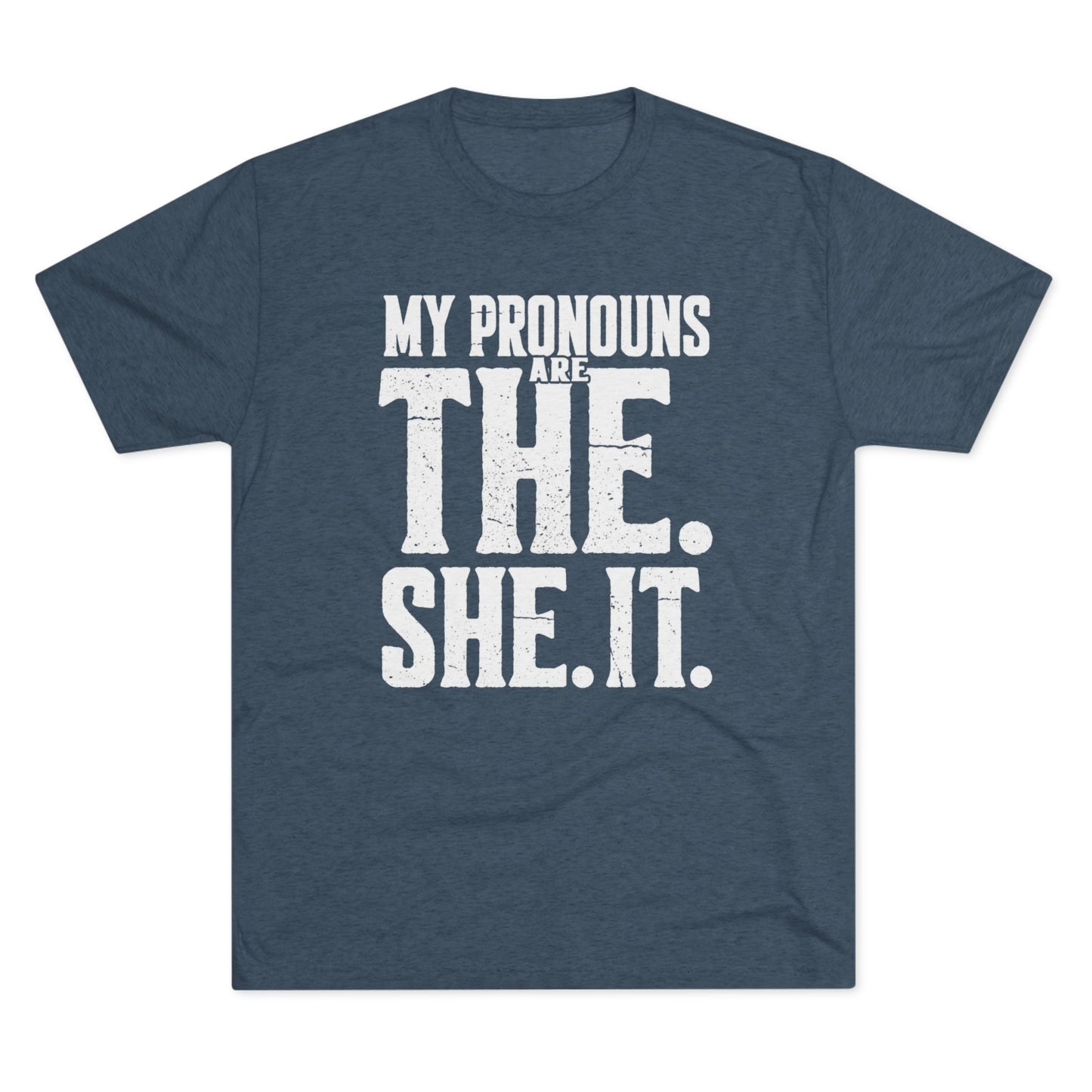 The She It Pronouns Crew Tee