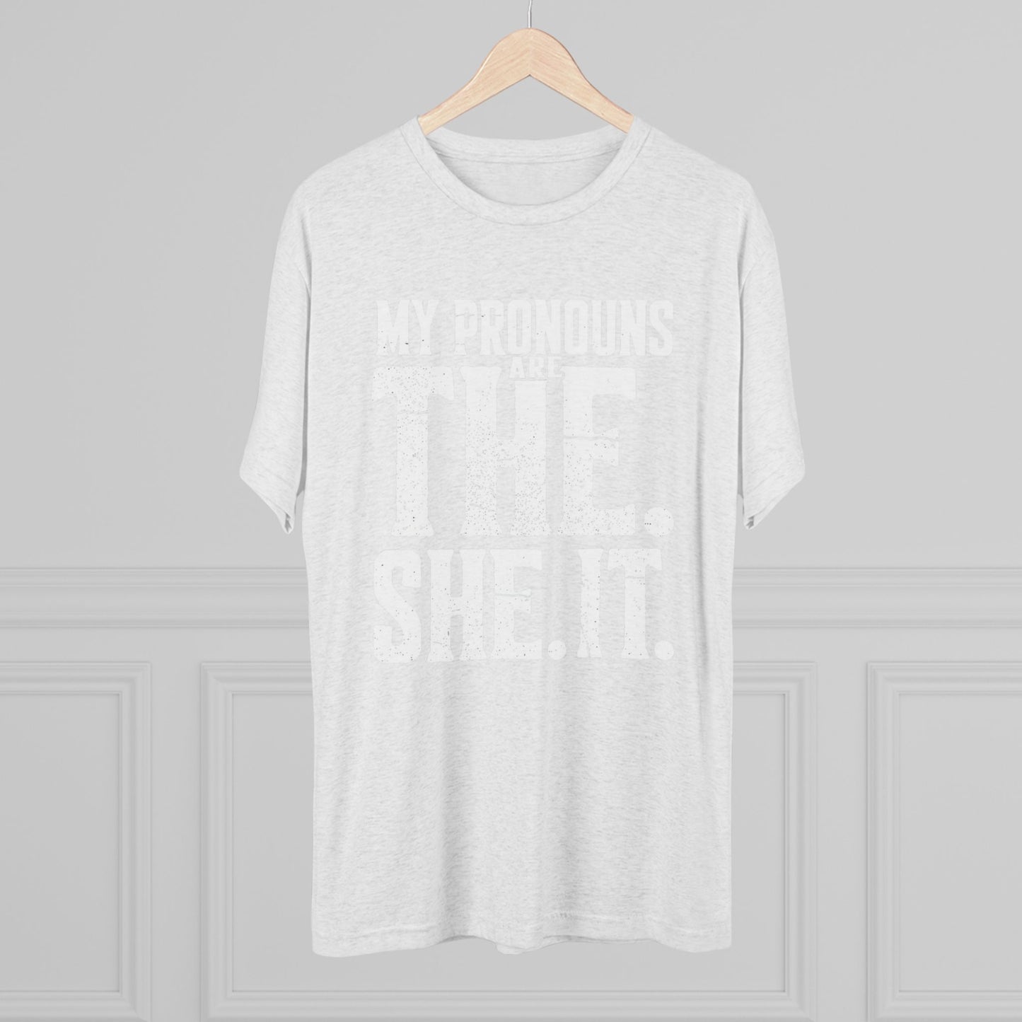 The She It Pronouns Crew Tee