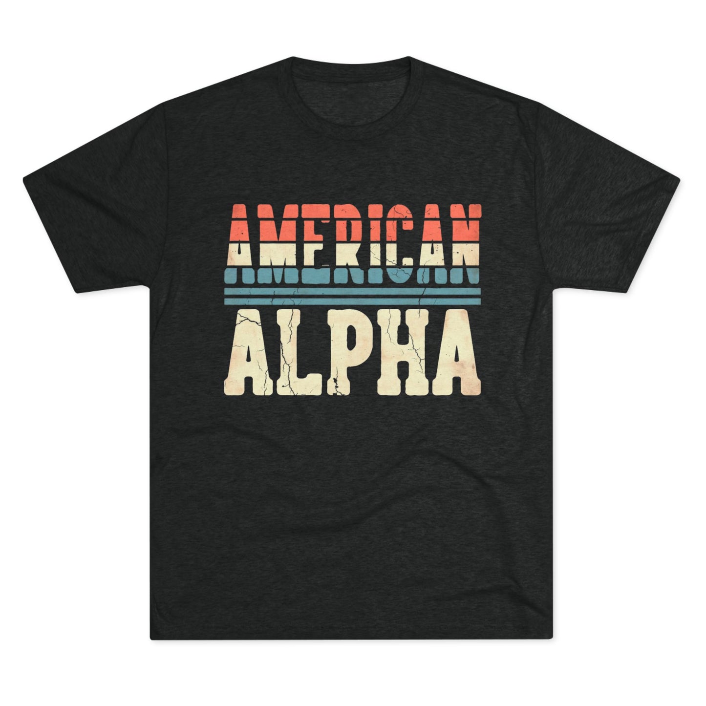 American Alpha Vintage Flag Tee