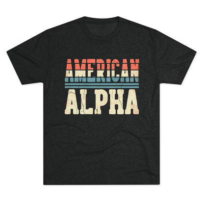 American Alpha Vintage Flag Tee