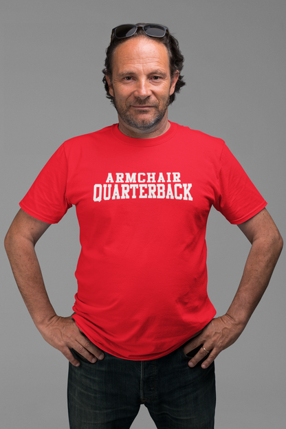 Armchair Quarterback T-Shirt — Funny Football Fan Tee