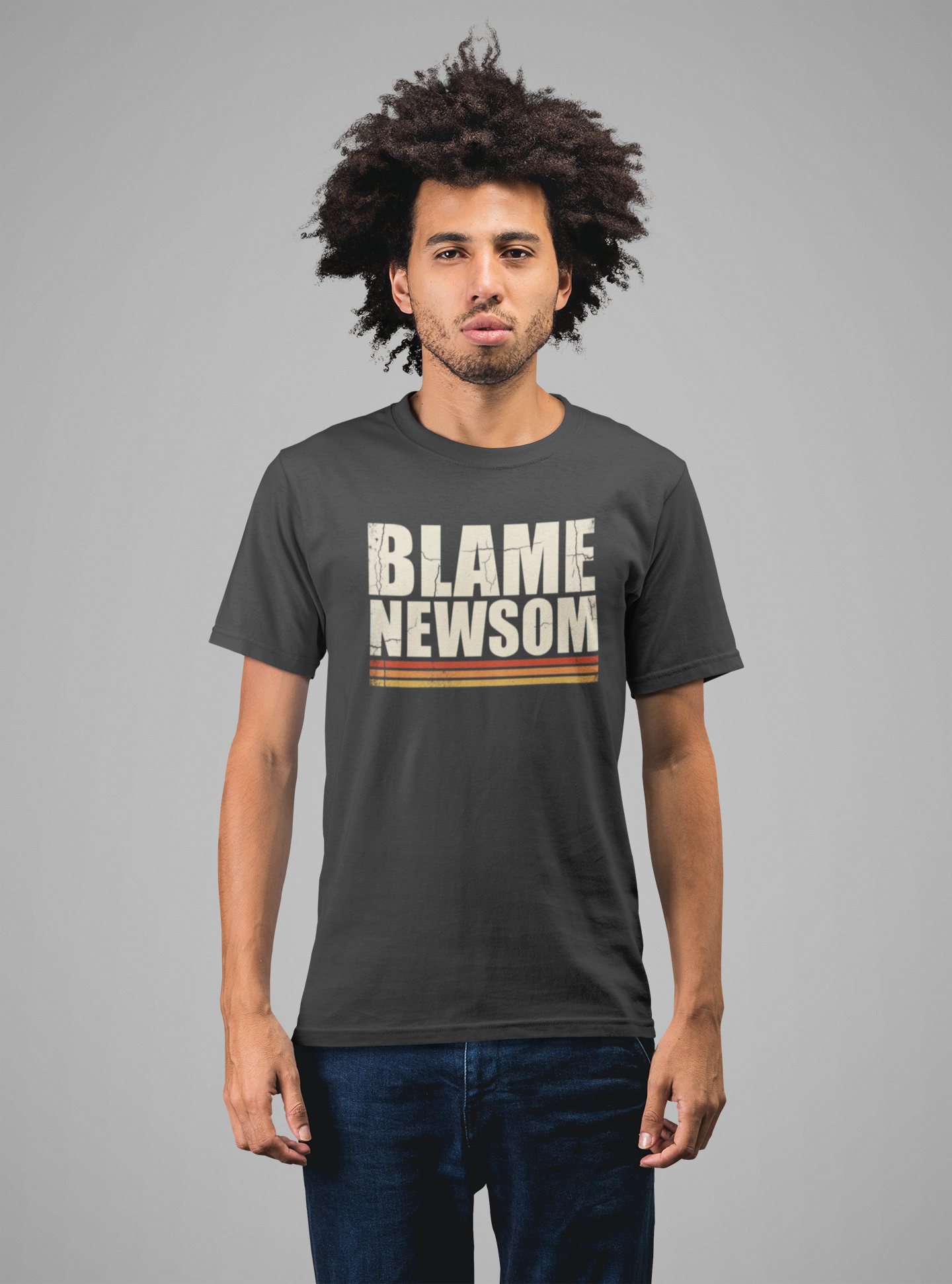 Blame Newsom Tee — Retro Vintage Shirt