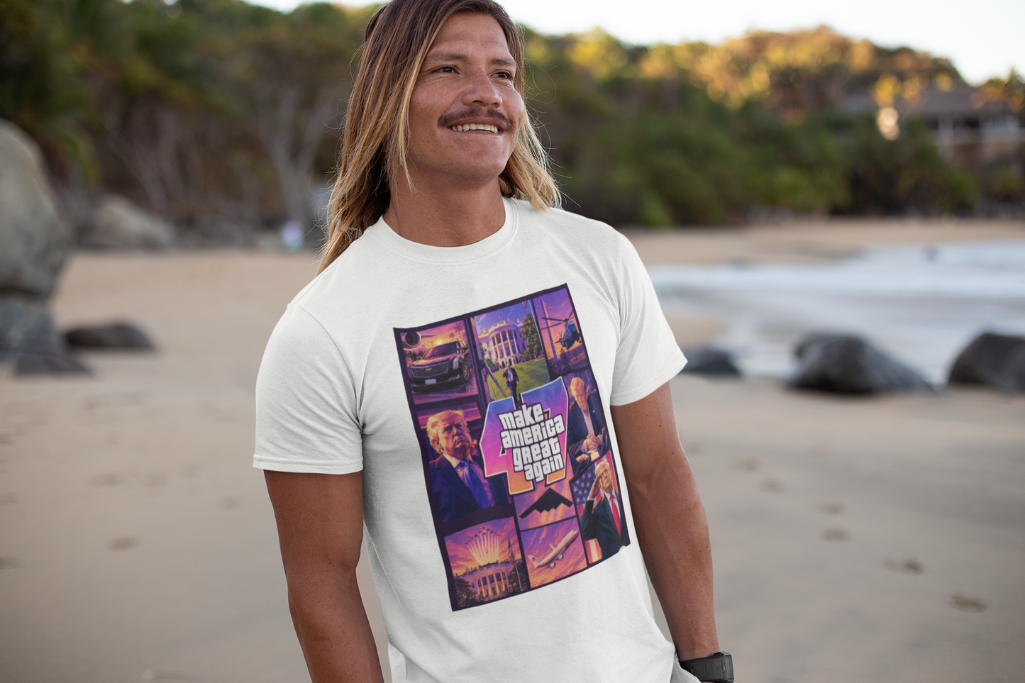 GTA MAGA Make America Great Again Graphic Tee