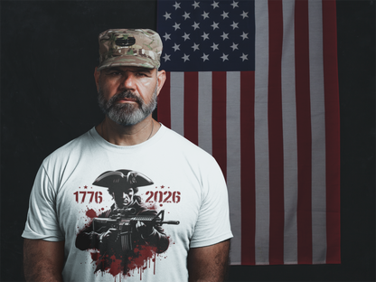 Blood of Patriots America 250 (1776 to 2026) Graphic T-Shirt