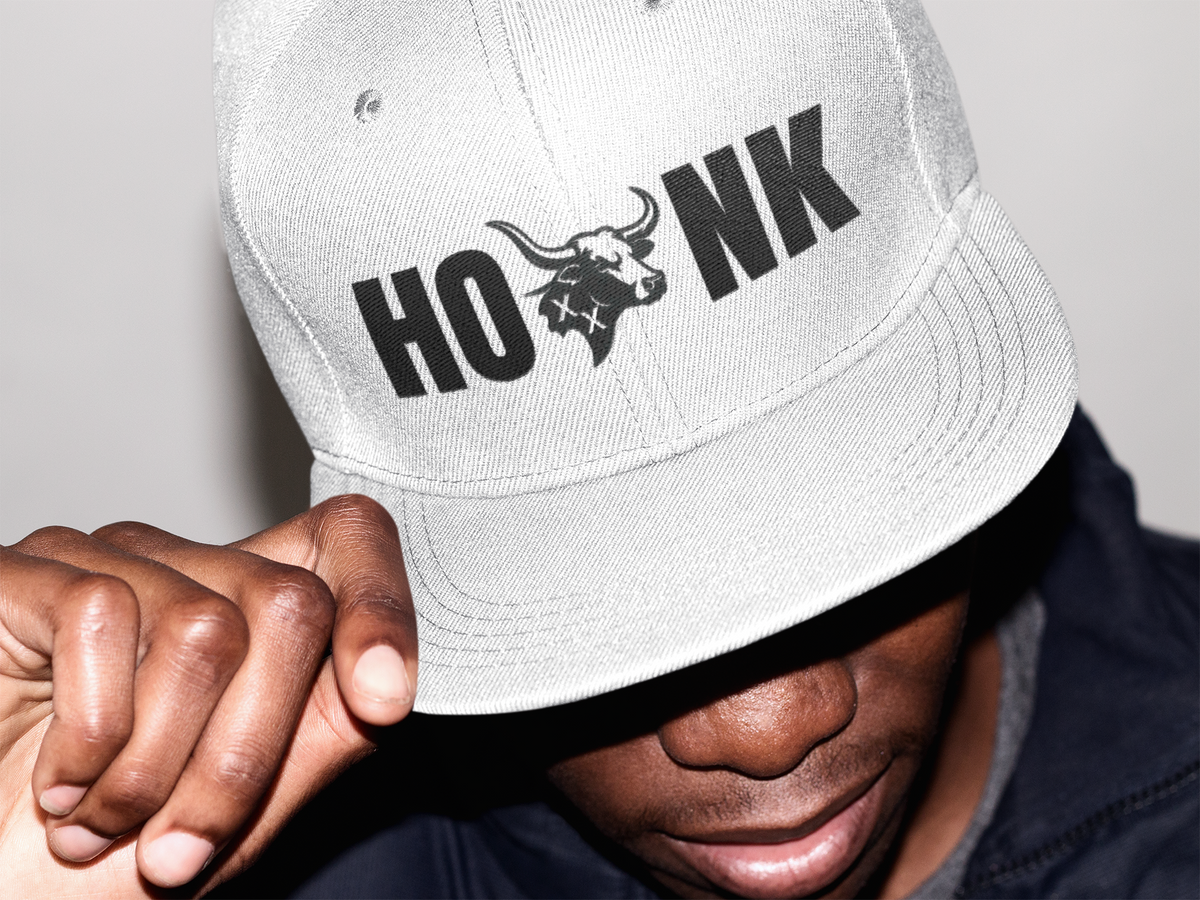 Honk XX Bull Flat Bill Cap (Embroidery)
