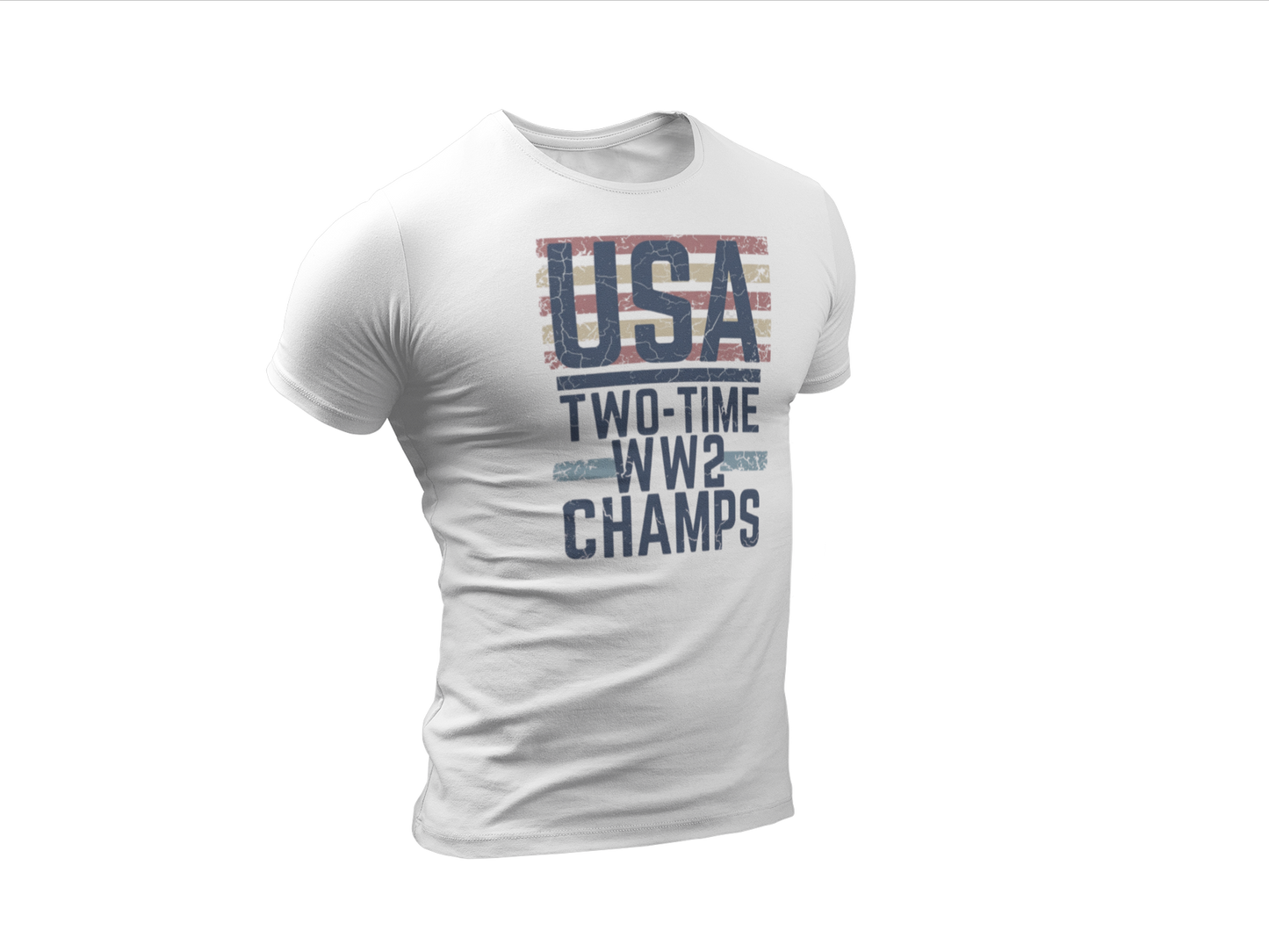 USA Two-Time WW2 Champs T-Shirt