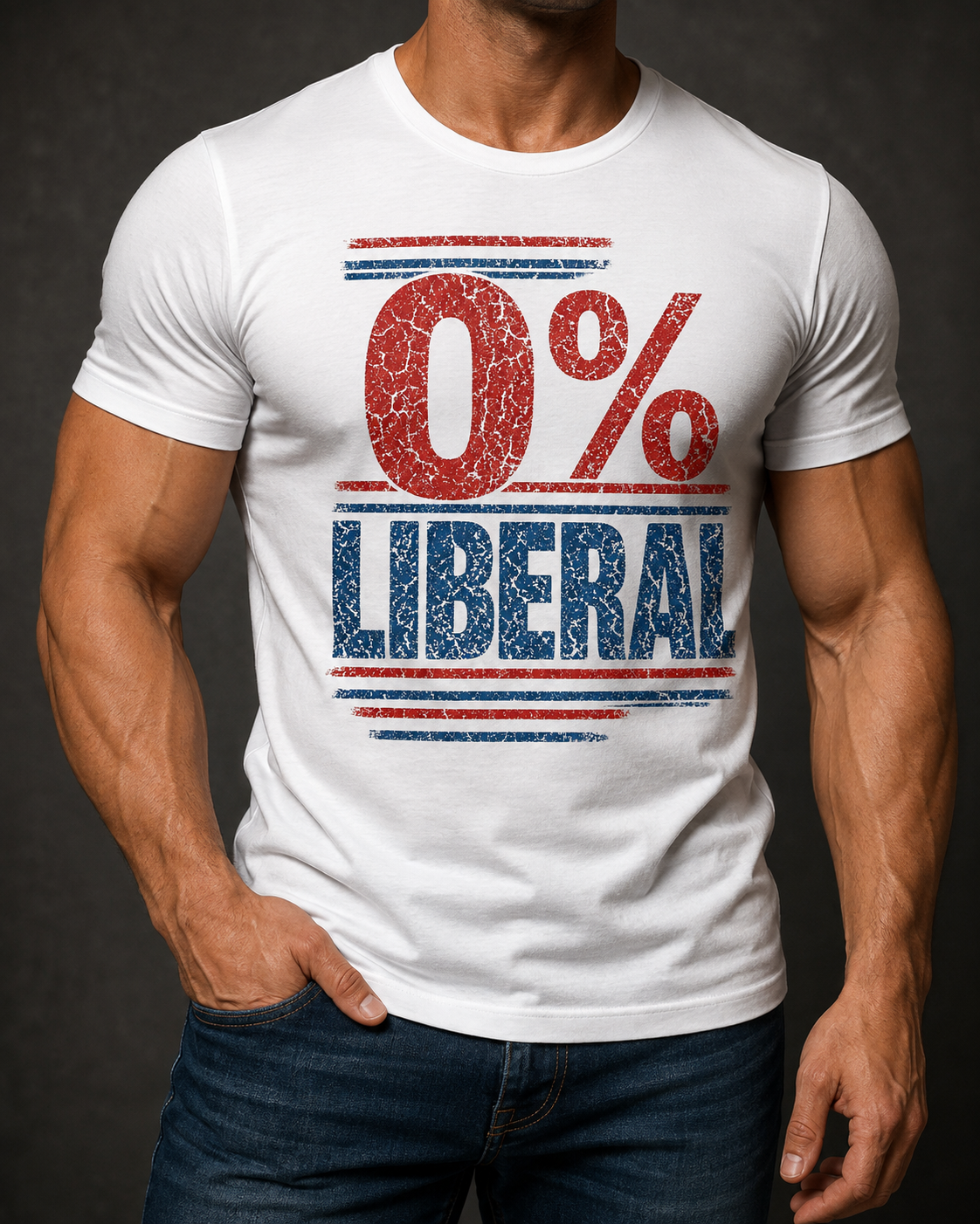 0% Liberal — Retro Vintage Shirt