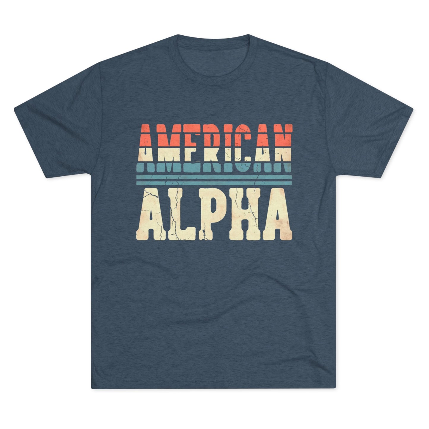 American Alpha Vintage Flag Tee