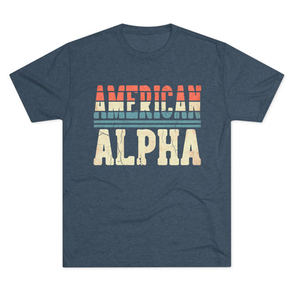 American Alpha Vintage Flag Tee