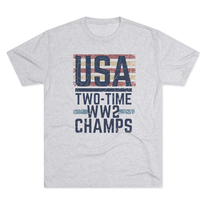 USA Two-Time WW2 Champs T-Shirt