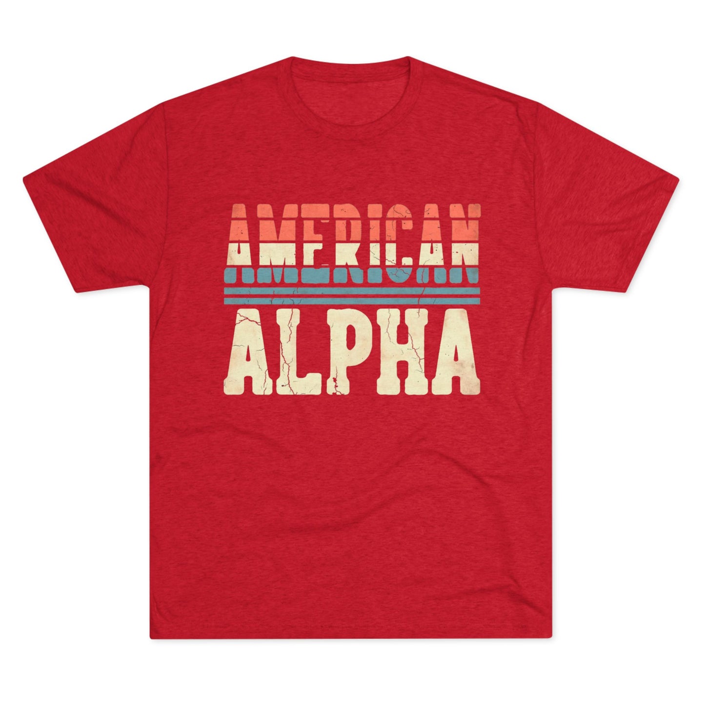 American Alpha Vintage Flag Tee
