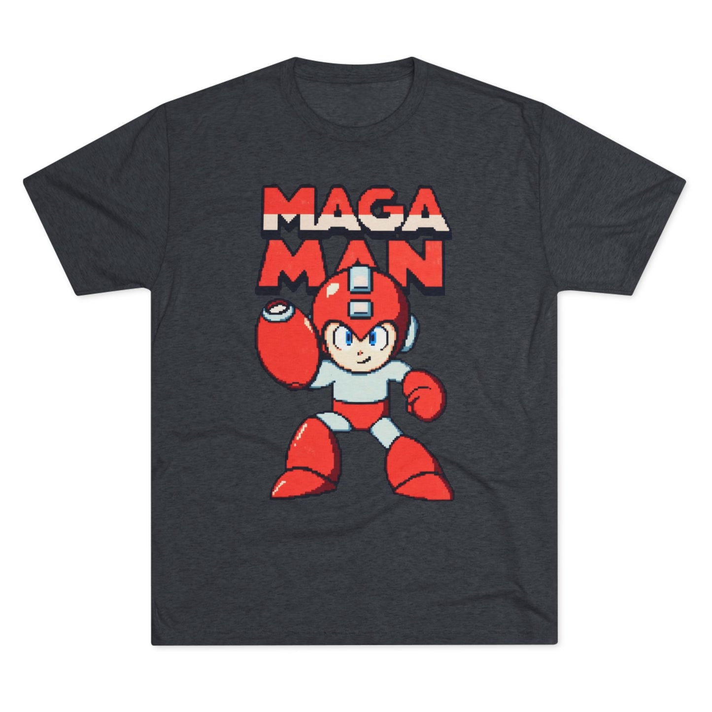 MAGA MAN Tee — Retro Video Game Robot Graphic Shirt