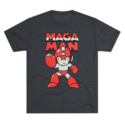 MAGA MAN Tee — Retro Video Game Robot Graphic Shirt