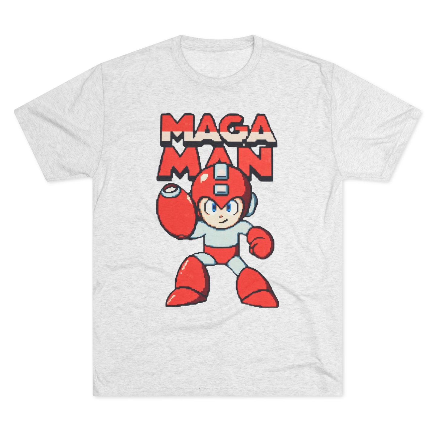 MAGA MAN Tee — Retro Video Game Robot Graphic Shirt
